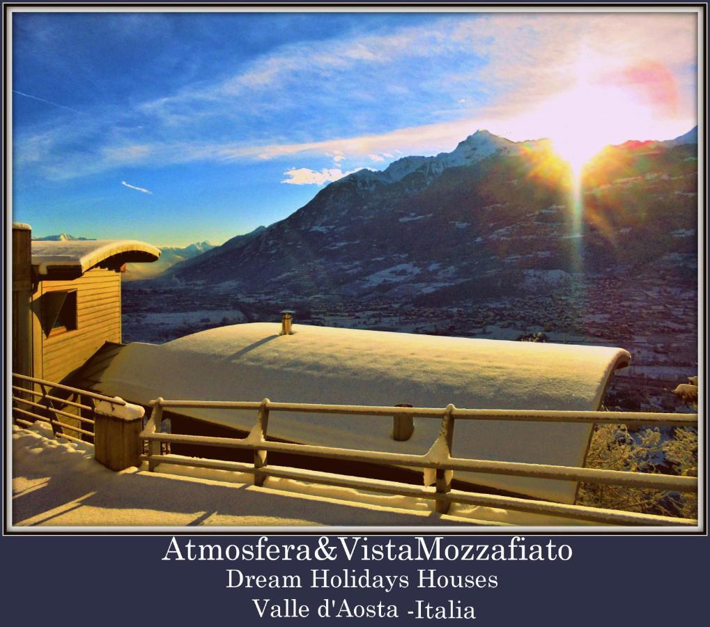 Chalet Con Jacuzzi Vista Montagne Aosta Exterior foto