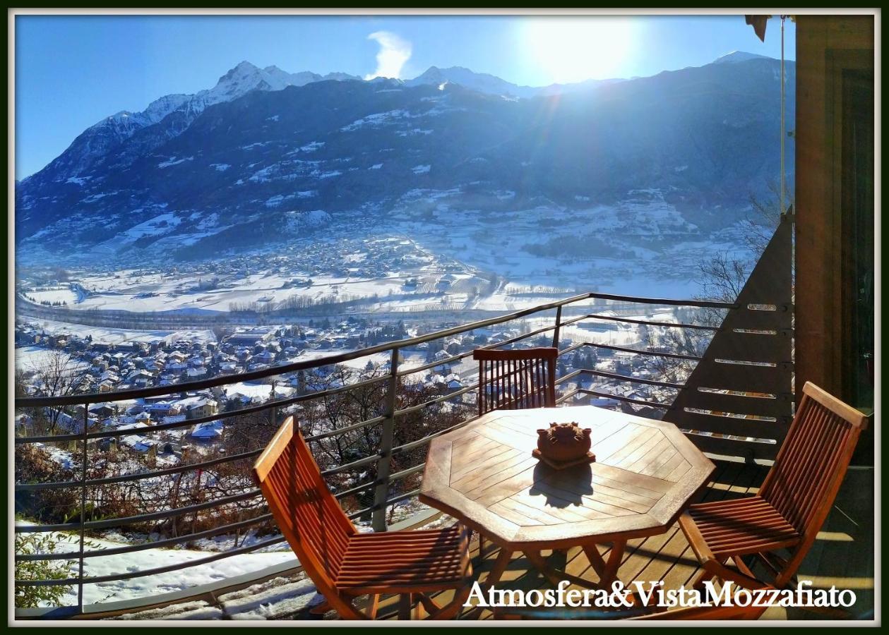 Chalet Con Jacuzzi Vista Montagne Aosta Exterior foto