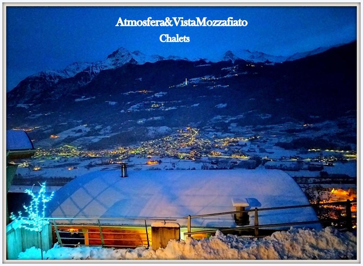 Chalet Con Jacuzzi Vista Montagne Aosta Exterior foto