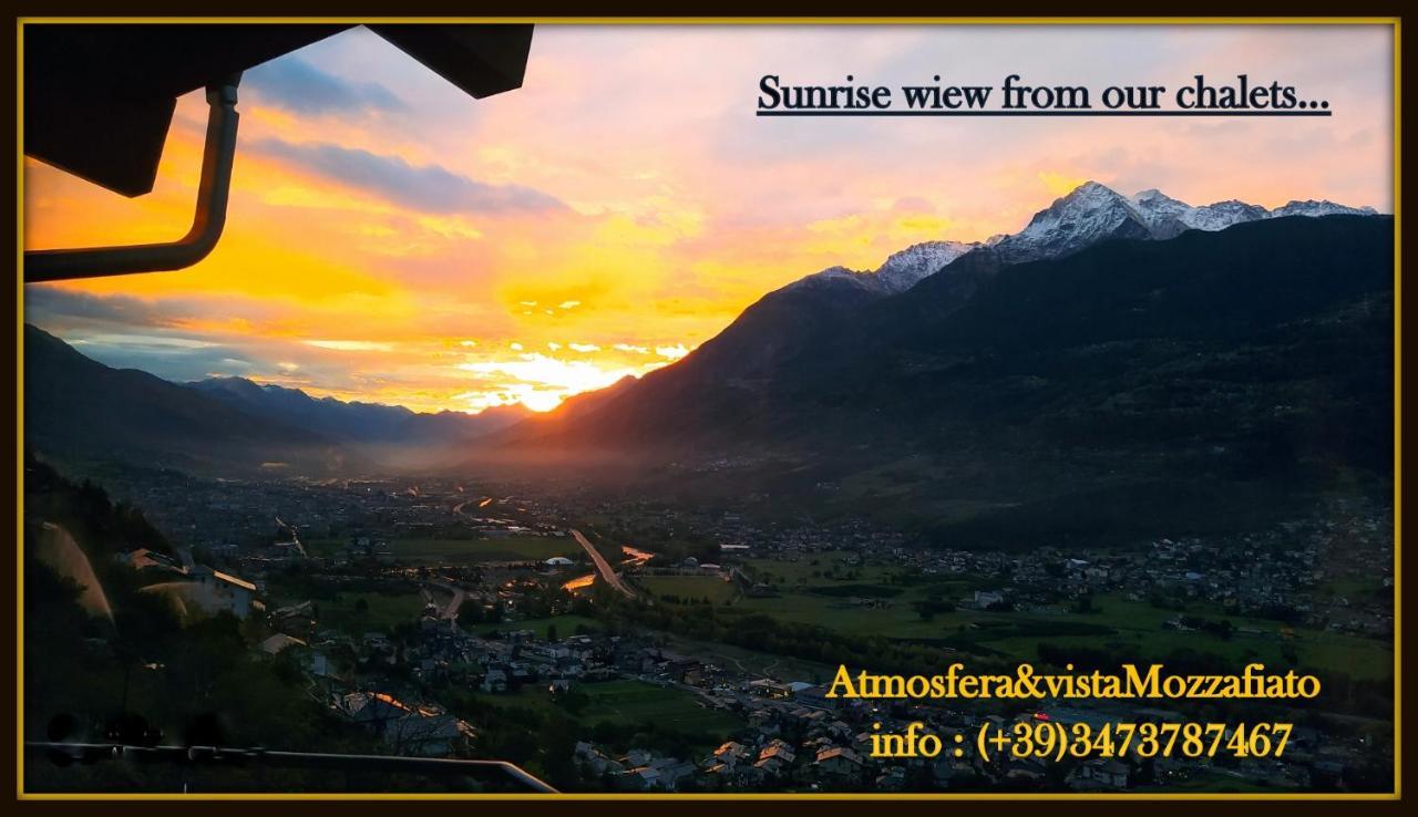 Chalet Con Jacuzzi Vista Montagne Aosta Exterior foto